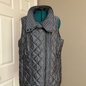 Marc New York Gray Quilted Vest
